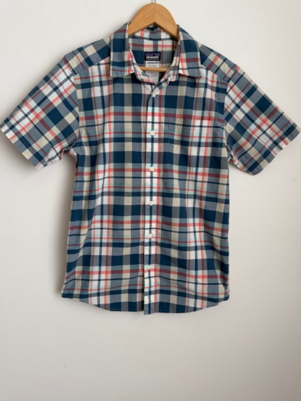 Patagonia Men's Go-To Shirt Plaid Button Down Organic Size S